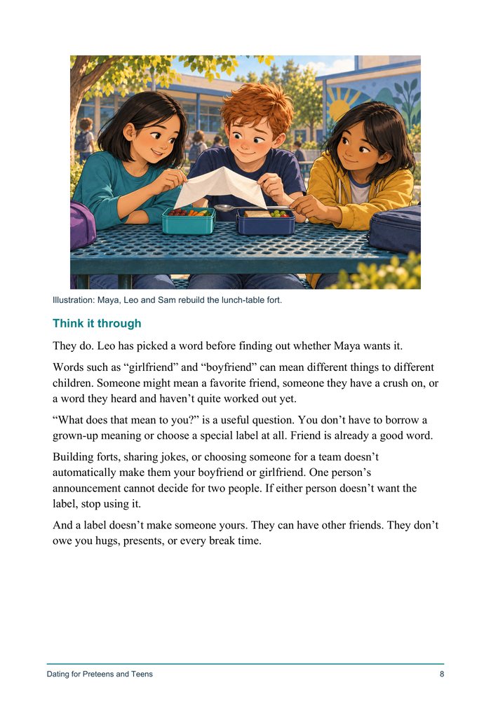 Part One, Chapter 1. Every chapter opens on a scene before it explains anything.